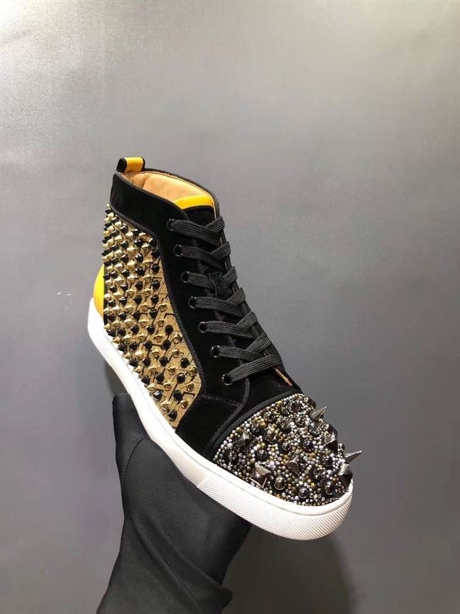 High Top Sneaker With Spikes