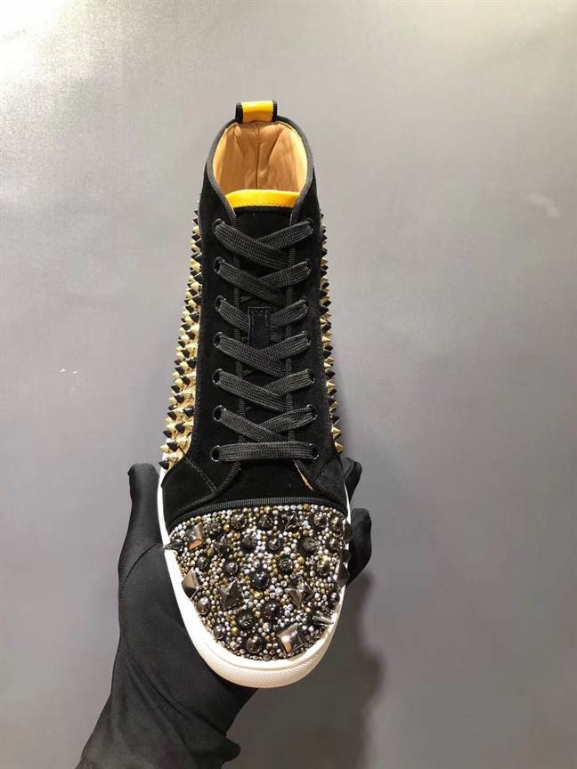 High Top Sneaker With Spikes