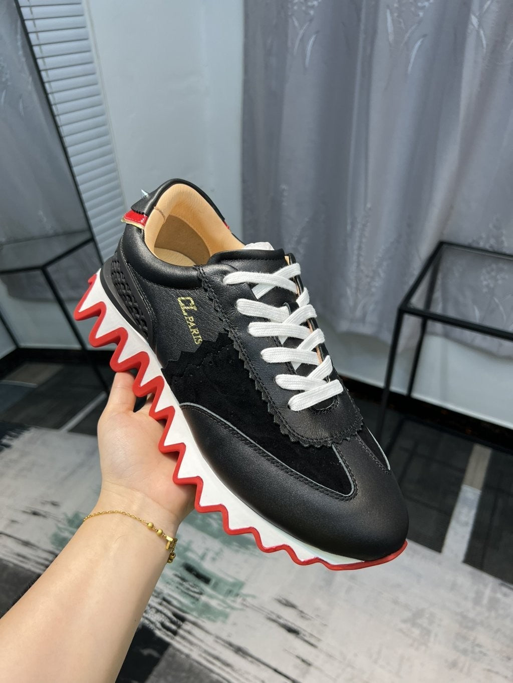 Loubishark Leather Sneakers