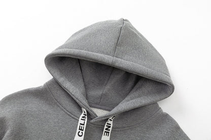 Loose Hooded Sweatshirt