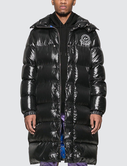 Fragment Long Down Jacket