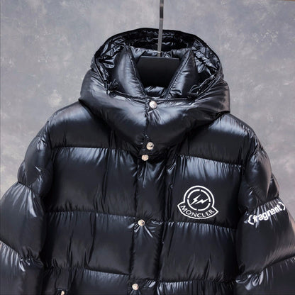 Fragment Long Down Jacket