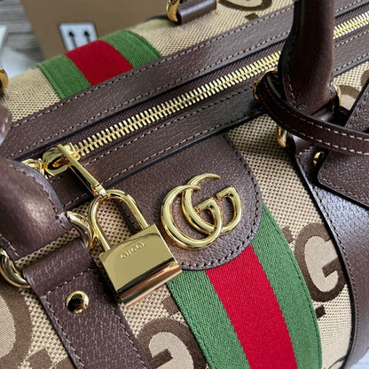 Jumbo Double G Duffle Travel Bag