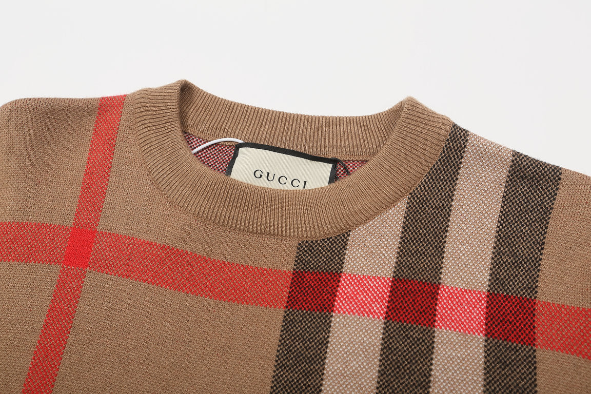 Vintage Check Sweater