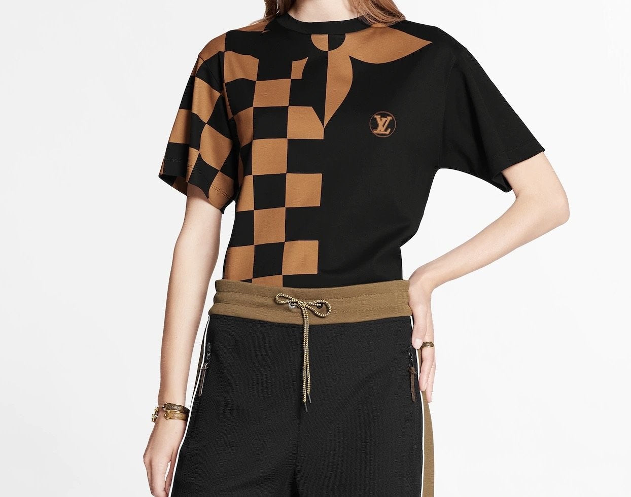 Damier Logo T-Shirt (Women's)