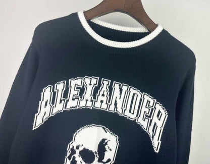 Skull Crew Neck Sweater