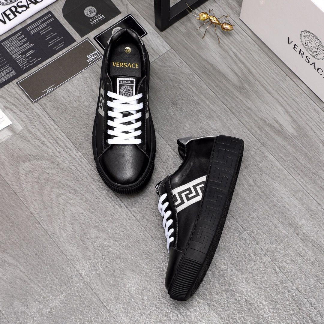 Greca Black Silver Sneakers