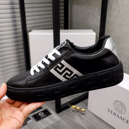 Greca Black Silver Sneakers