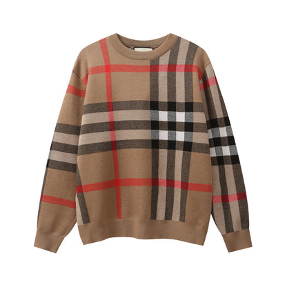 Vintage Check Sweater