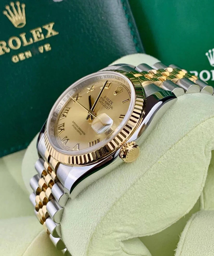 DateJust "Champagne Roman"