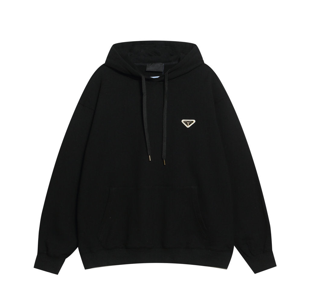 Plaque Logo Hoodie