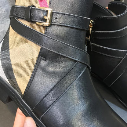 House Check Ankle Boots (Women’s)