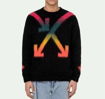 Multicolored Arrow Logo Sweater