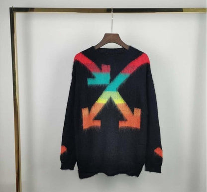 Multicolored Arrow Logo Sweater