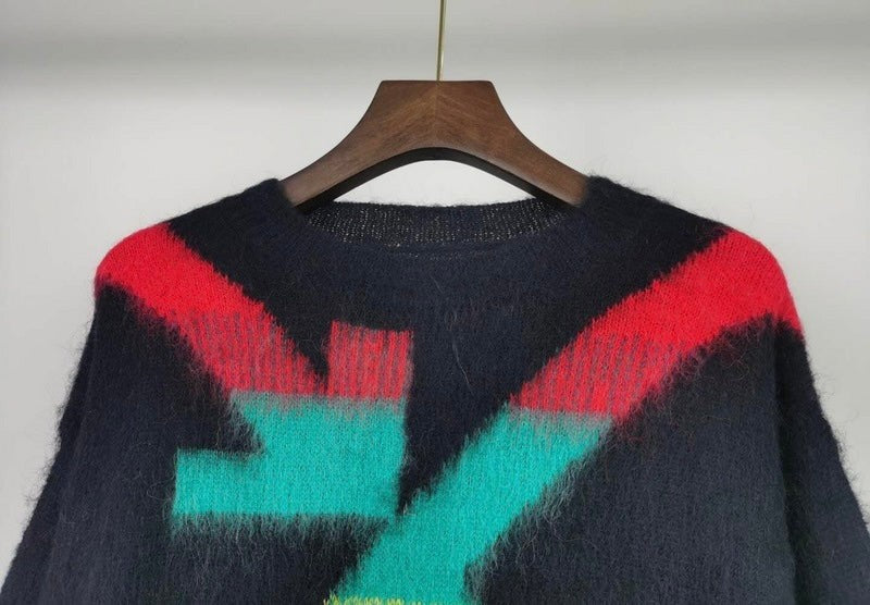 Multicolored Arrow Logo Sweater