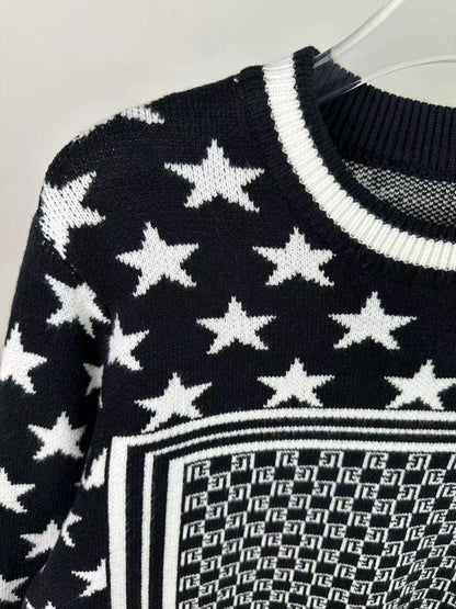 Mini Monogram Stars Sweater