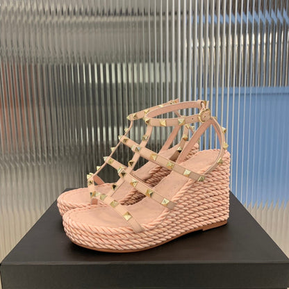 Rockstud Wedge Sandal (Women’s)