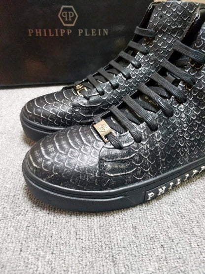 Croc Pattern Skull Sneakers (Men’s)