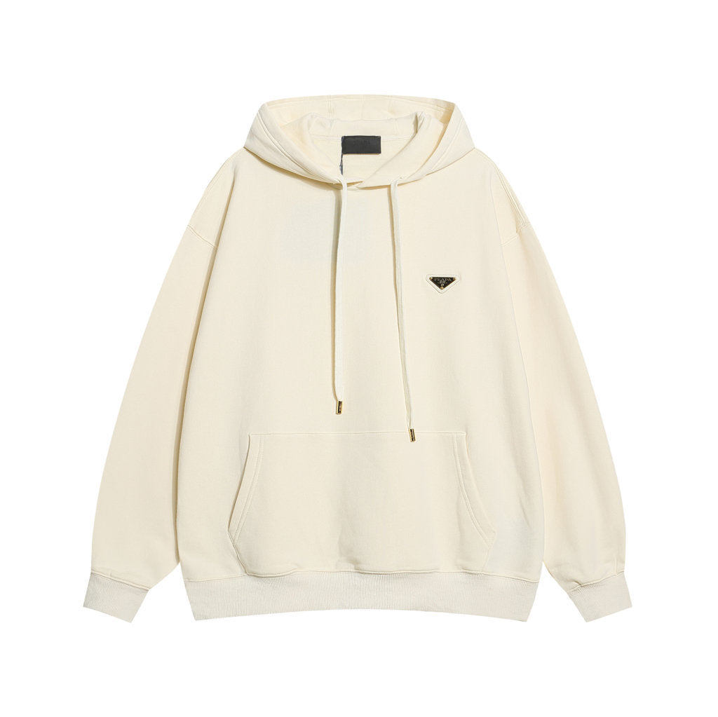 Plaque Logo Hoodie