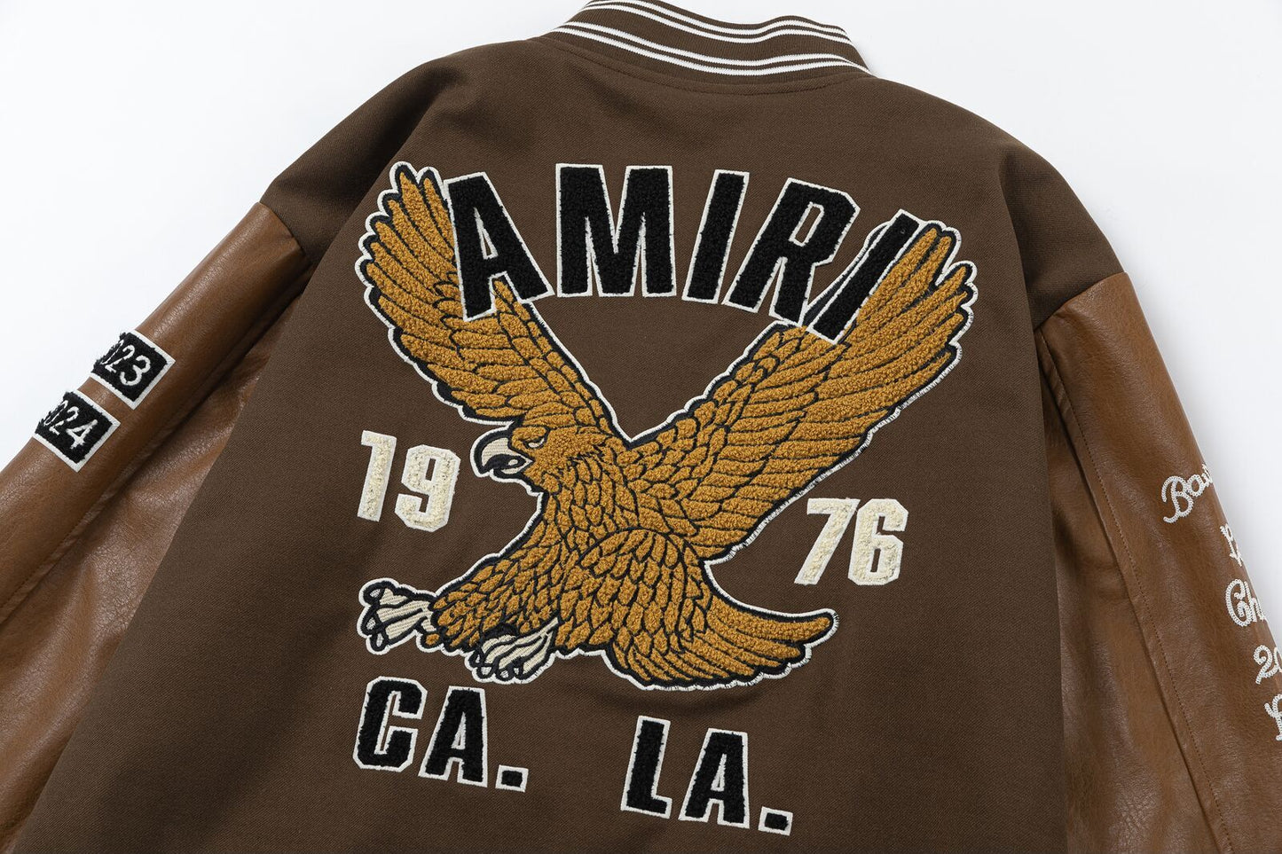 Oversized Eagle Varsity Jacket