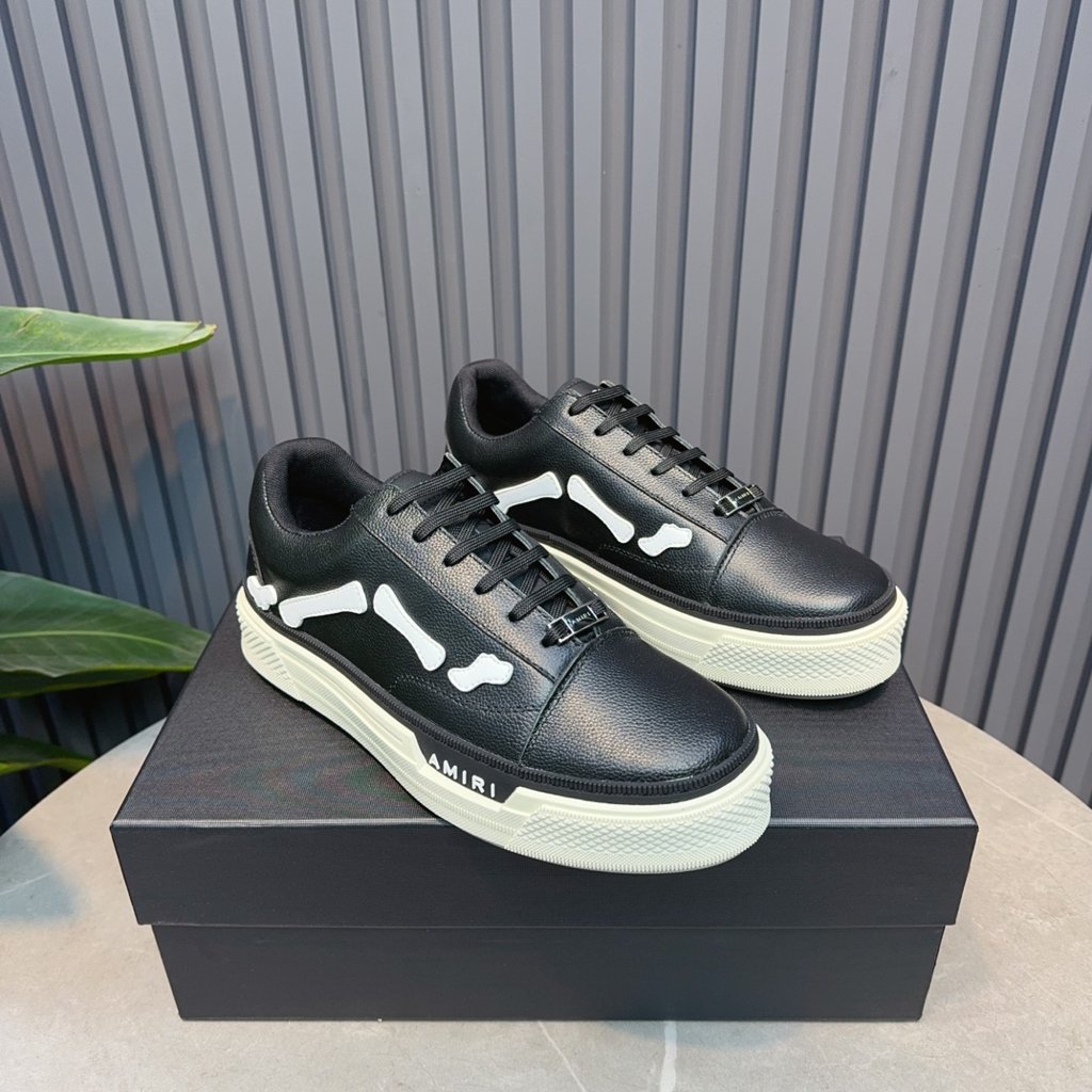 Skell Top Low Leather Sneakers