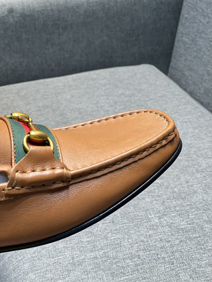 Horsebit Leather Loafers (Men's)