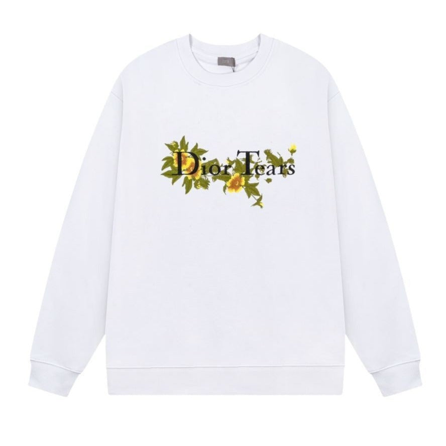 CD Tears Floral Logo Sweatshirt