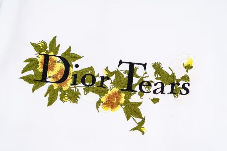 CD Tears Floral Logo Sweatshirt