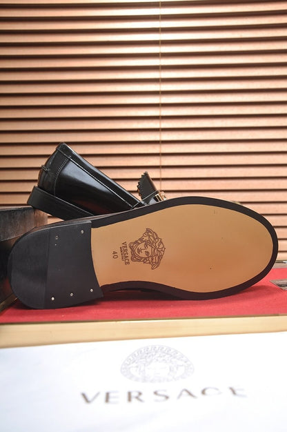 Black Greca Loafers (Men's)