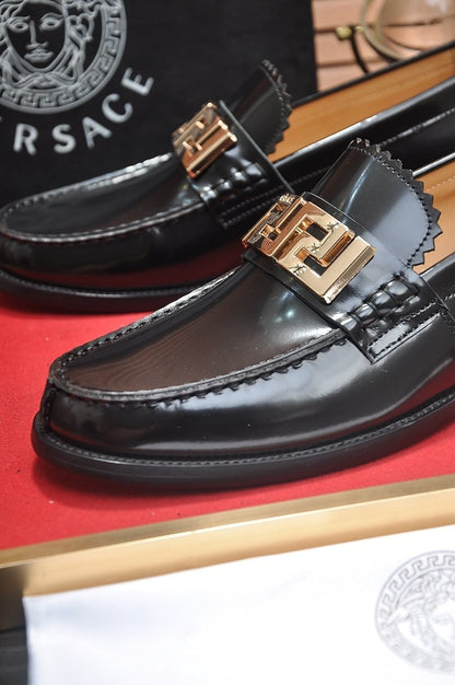 Black Greca Loafers (Men's)