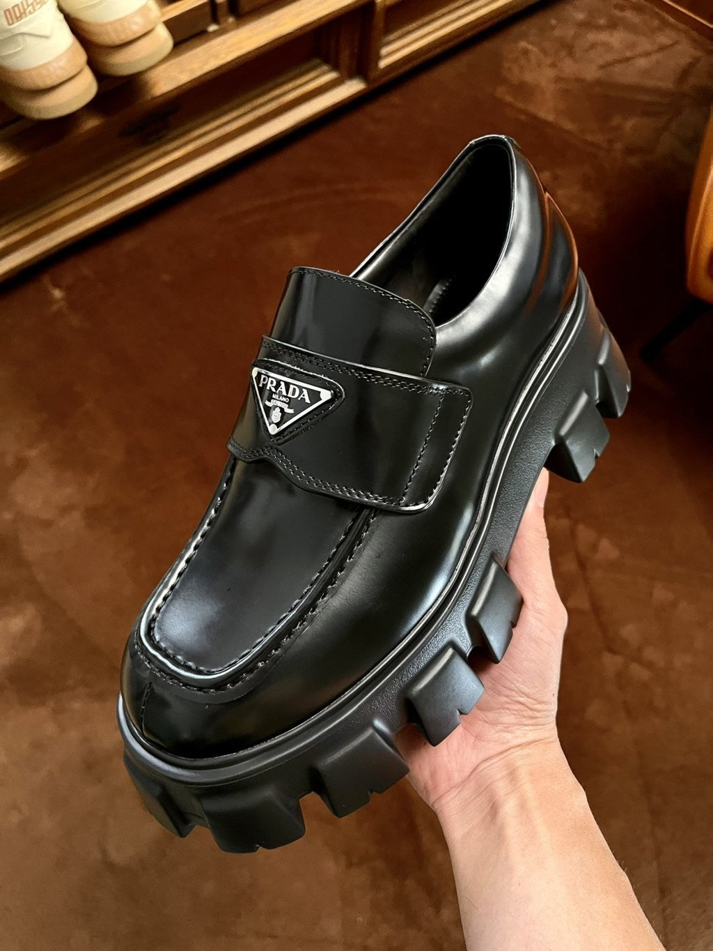 Monolith Leather Loafers (Men's)