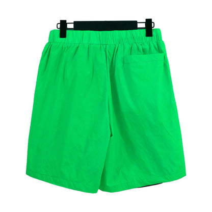 Green Curved Logo Swim Shorts