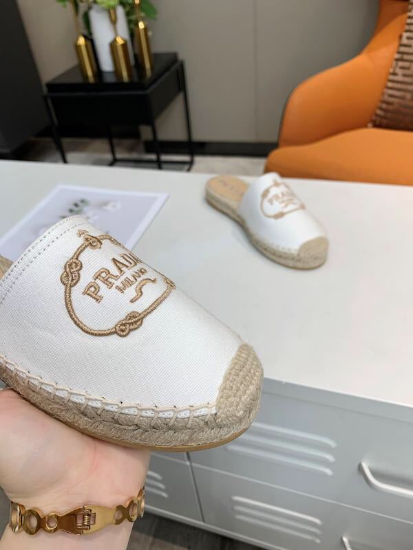 Embroidery Espadrillas Slides (Women’s)