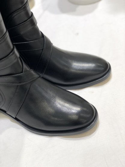 Gancini Knee-High Riding Boots