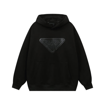 Plaque Logo Hoodie