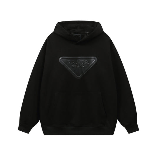 Plaque Logo Hoodie