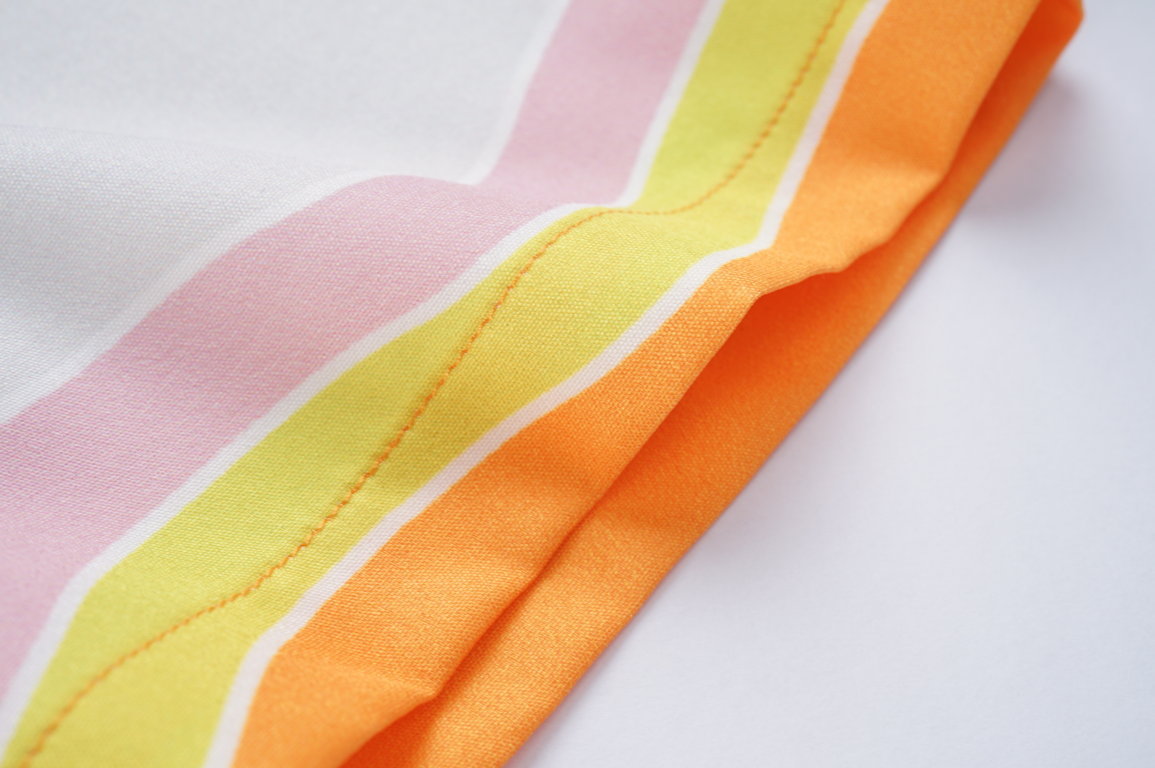 Rainbow Monogram Silk Shirt