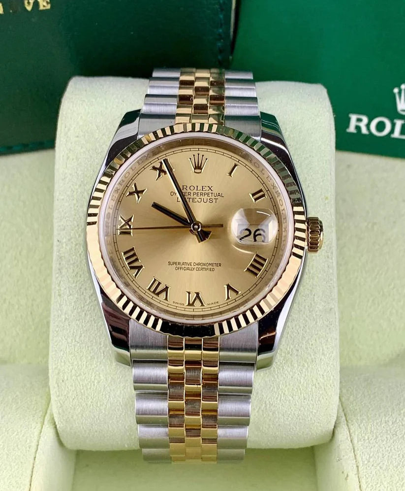 DateJust "Champagne Roman"