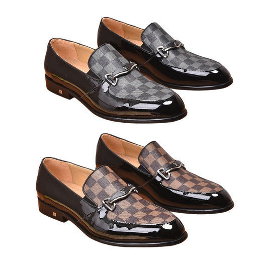 Derby Damier Loafers (Men's)