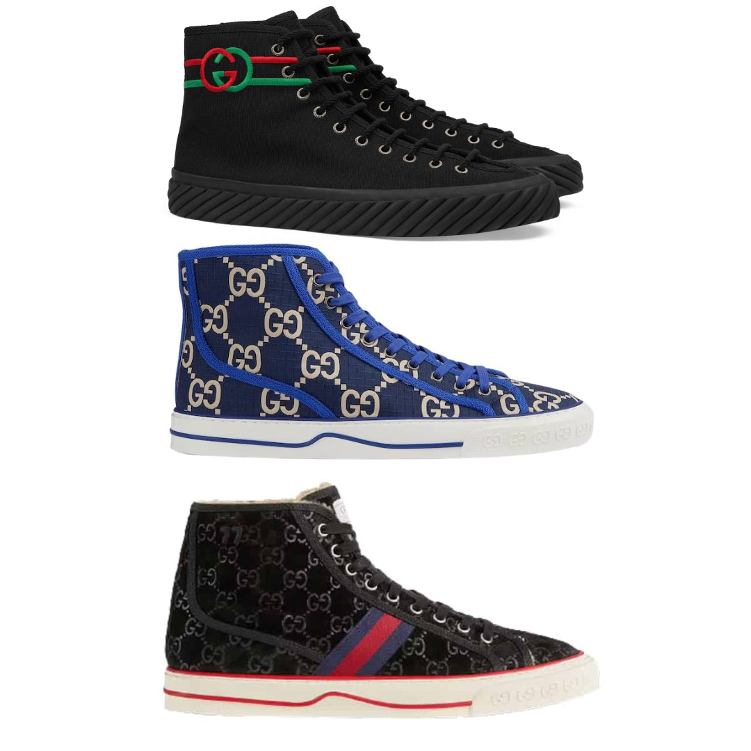 High Top Double G Sneakers