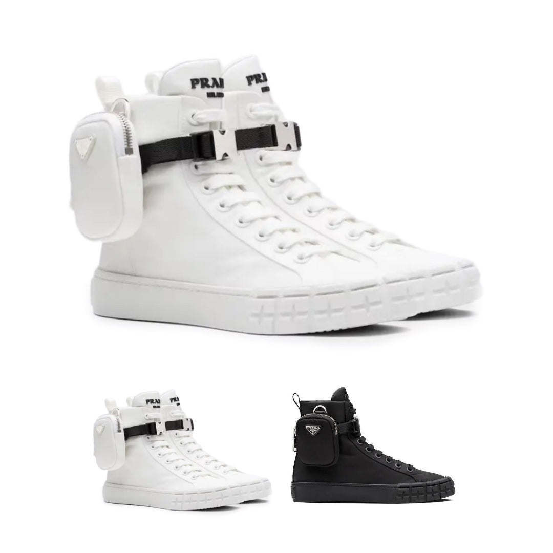 Gabardine High Top Sneaker