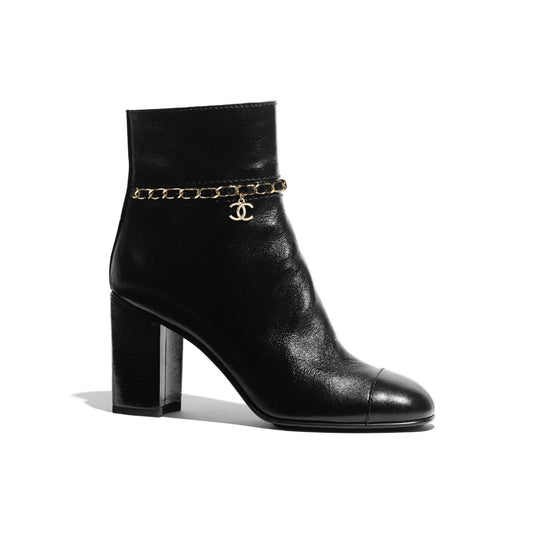 Cap Toe CC Chain Ankle Boot (Women’s)