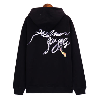 Foggy Back Print Hoodie