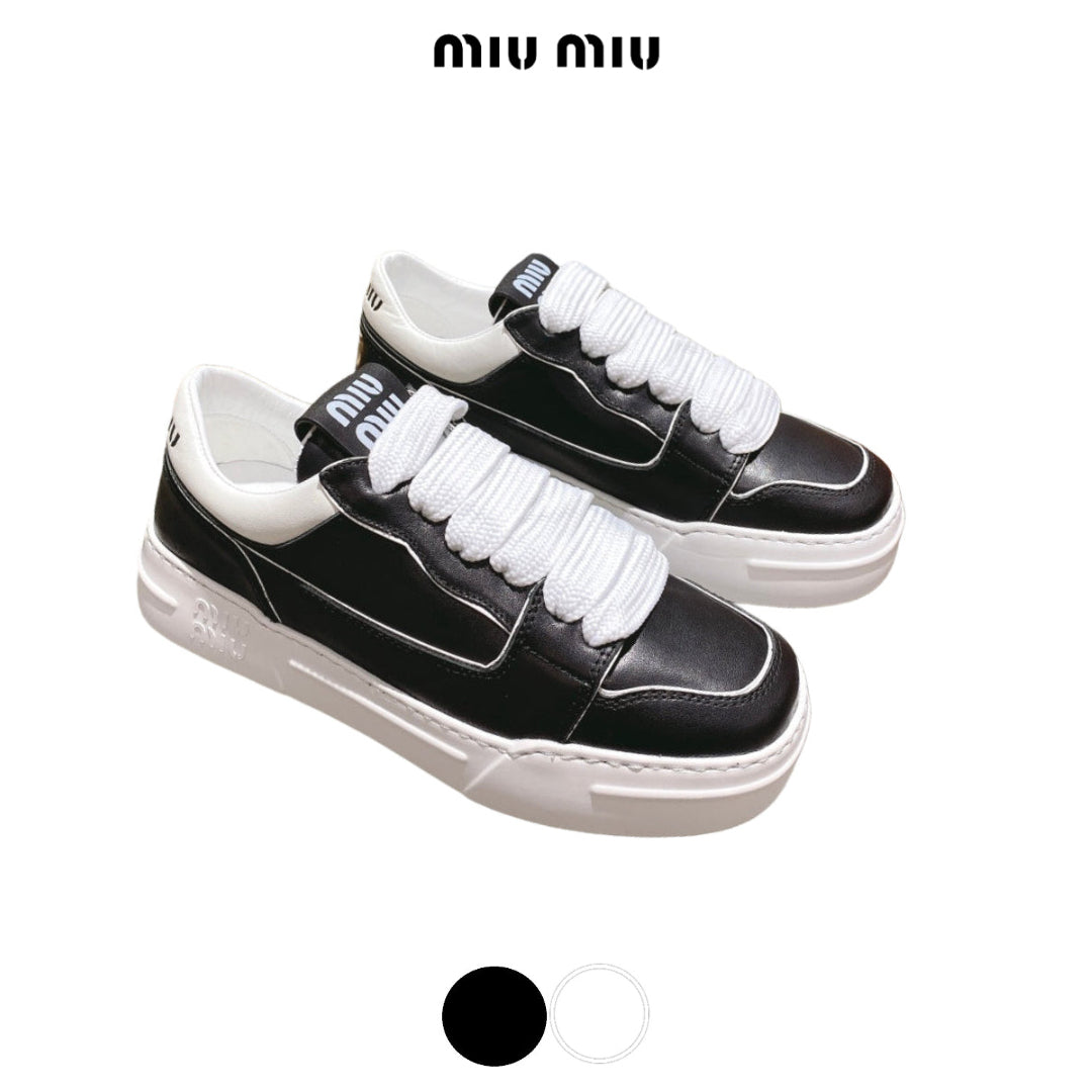 Leather Low-Top Sneakers (Women's)