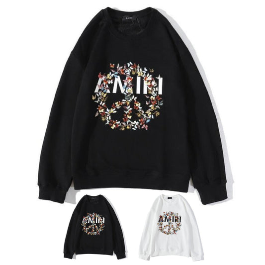 Butterfly Print Logo Sweatshirt