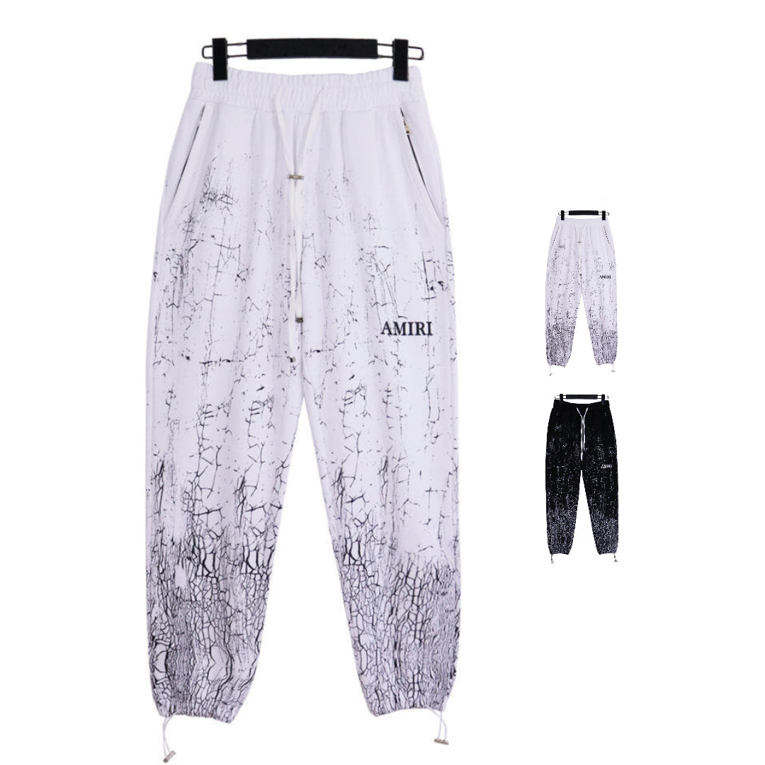 Cracked Print Pants