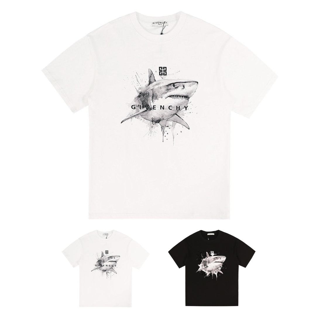 4G Shark Logo T-shirt