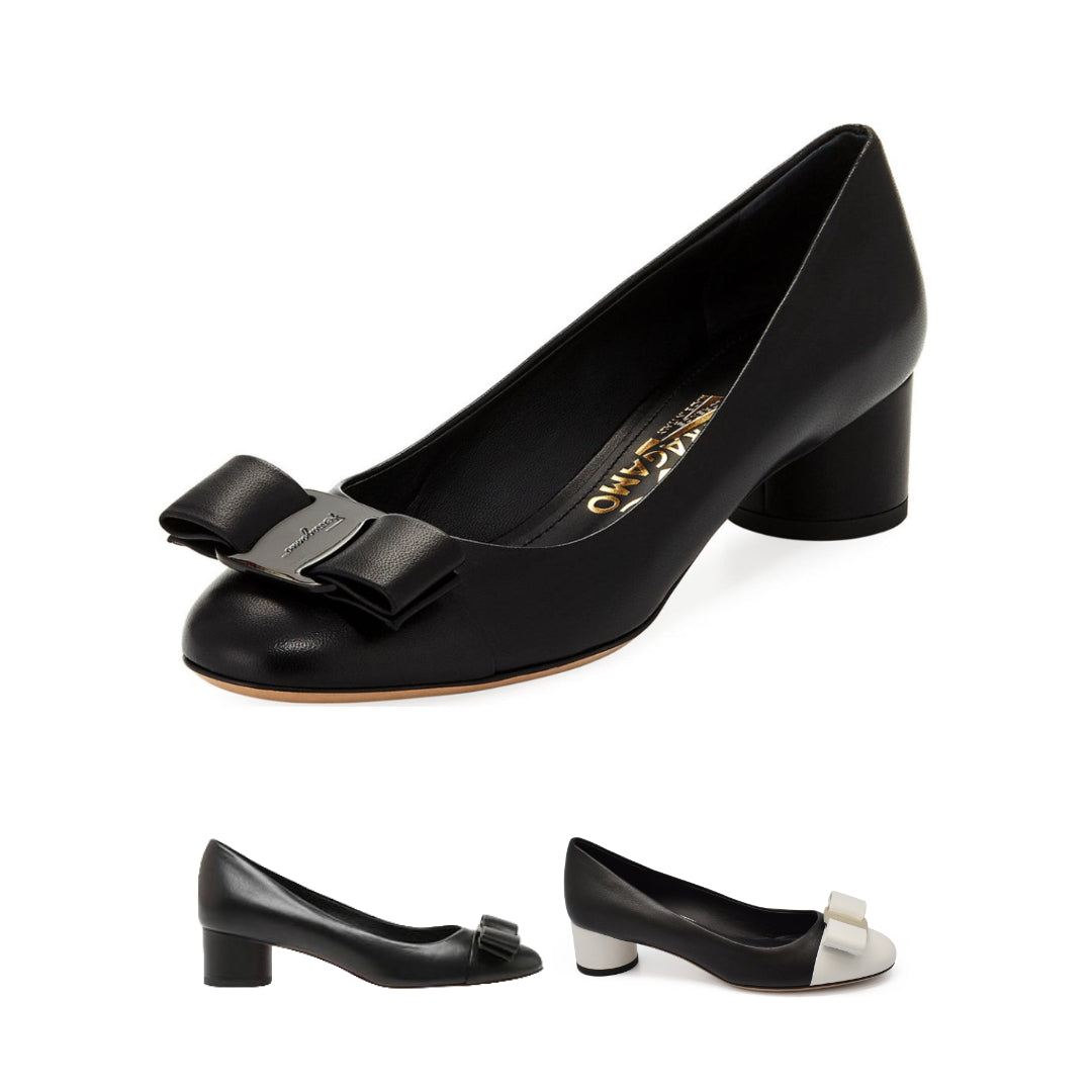 Ivrea CT Napa Leather Bow Pumps (Women's)