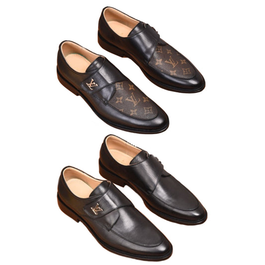 Monogram Logo Leather Loafers (Men's)