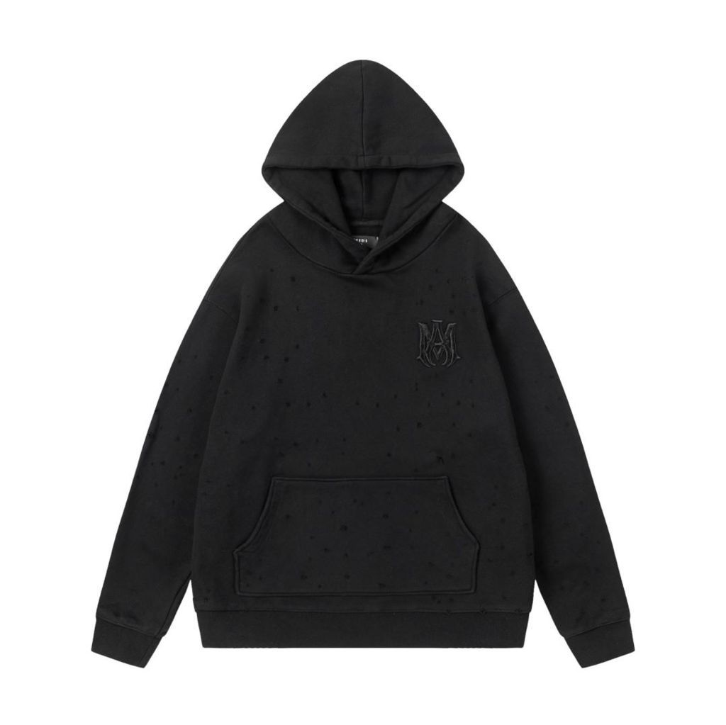 Ma Bar Embroidered Logo Hoodie